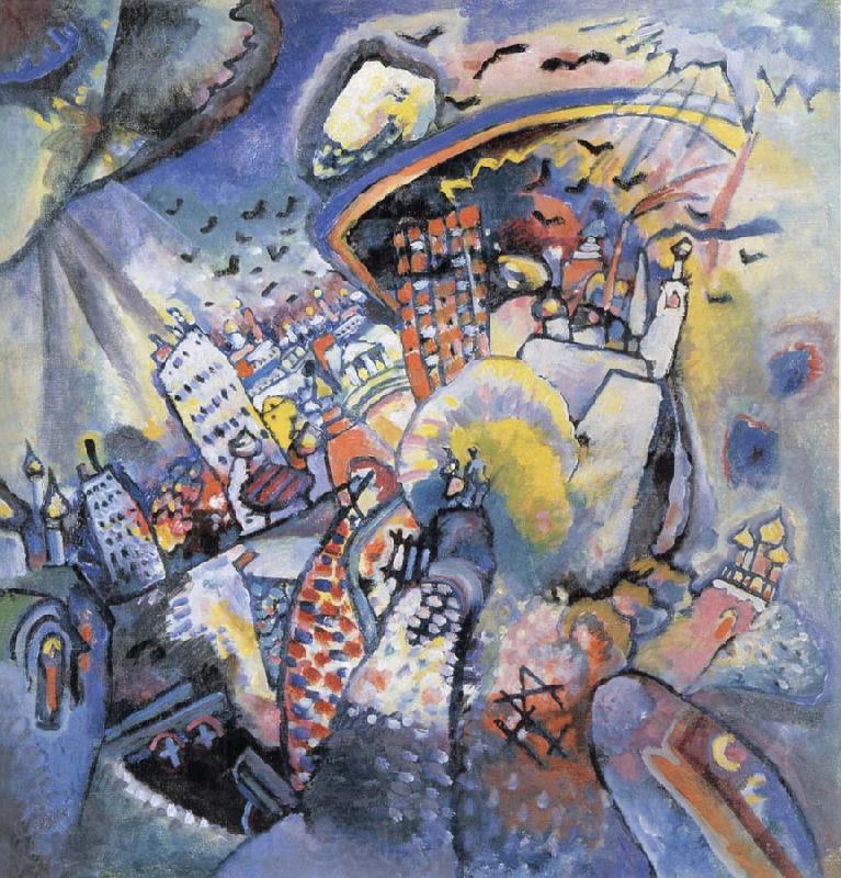 Wassily Kandinsky Moszkva Voros ter Spain oil painting art